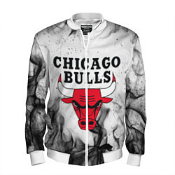 Бомбер мужской CHICAGO BULLS, цвет: 3D-белый