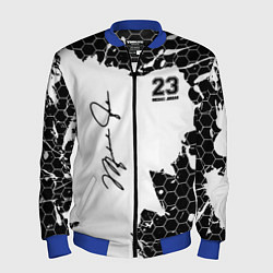 Бомбер мужской Michael Jordan 23, цвет: 3D-синий