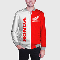 Бомбер мужской HONDA, цвет: 3D-меланж — фото 2