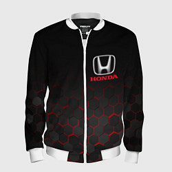 Бомбер мужской HONDA, цвет: 3D-белый