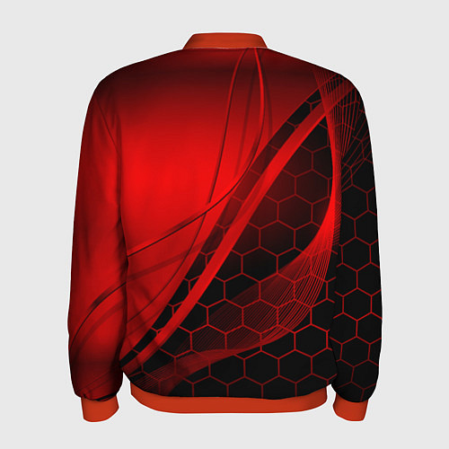 Мужской бомбер HONDA / 3D-Красный – фото 2