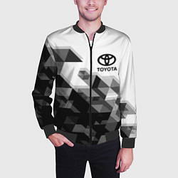 Бомбер мужской TOYOTA, цвет: 3D-черный — фото 2