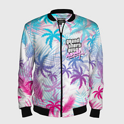 Бомбер мужской GTA VICE CITY, цвет: 3D-черный