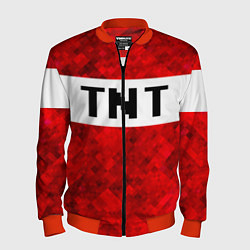 Бомбер мужской Minecraft, цвет: 3D-красный