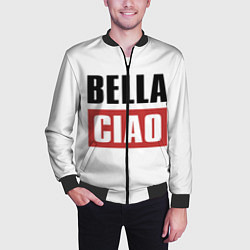 Бомбер мужской Bella Ciao, цвет: 3D-черный — фото 2