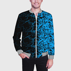 Бомбер мужской The Witcher, цвет: 3D-меланж — фото 2