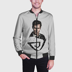 Бомбер мужской Настоящий детектив, цвет: 3D-черный — фото 2