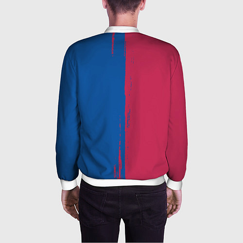 Мужской бомбер BARSELONA / 3D-Белый – фото 4