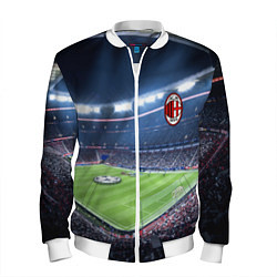 Бомбер мужской FC MILAN, цвет: 3D-белый