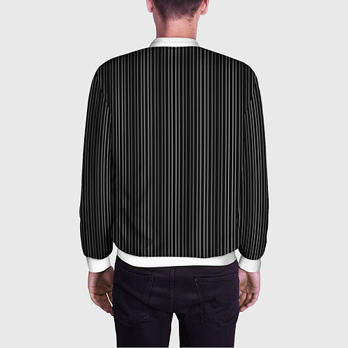 Мужской бомбер The umbrella academy Z / 3D-Белый – фото 4