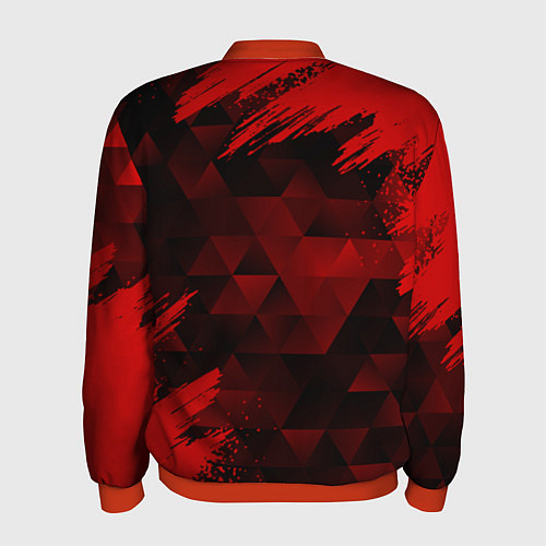 Мужской бомбер PORSCHE / 3D-Красный – фото 2