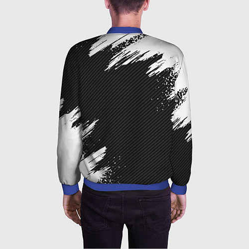 Мужской бомбер NISSAN / 3D-Синий – фото 4