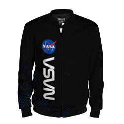 Бомбер мужской NASA НАСА, цвет: 3D-черный