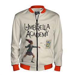 Бомбер мужской The umbrella academy, цвет: 3D-красный