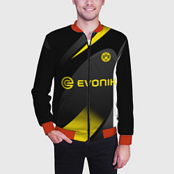 Бомбер мужской BORUSSIA DORTMUND, цвет: 3D-красный — фото 2