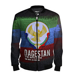 Бомбер мужской Дагестан - Кавказ Сила, цвет: 3D-черный