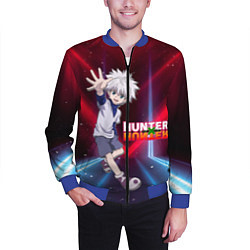 Бомбер мужской Киллуа Hunter x Hunter, цвет: 3D-синий — фото 2