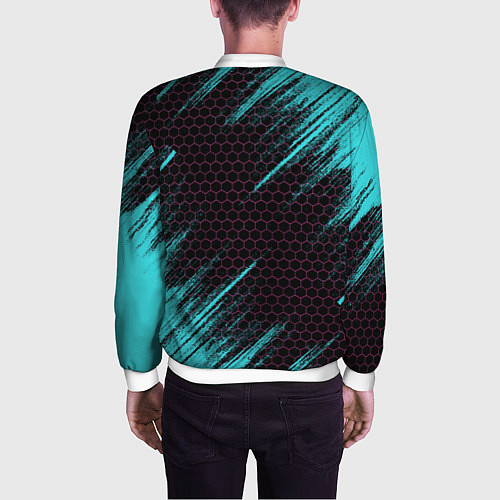 Мужской бомбер ФОЛЛ ГАЙС / 3D-Белый – фото 4