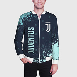 Бомбер мужской JUVENTUS ЮВЕНТУС, цвет: 3D-белый — фото 2