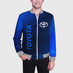 Бомбер мужской TOYOTA ТОЙОТА, цвет: 3D-меланж — фото 2