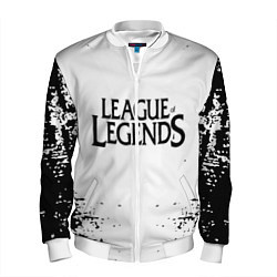 Бомбер мужской League of legends, цвет: 3D-белый
