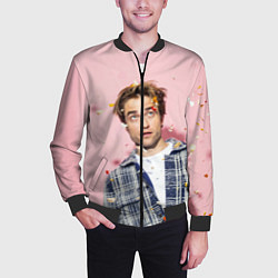 Бомбер мужской ROBERT PATTINSON, цвет: 3D-черный — фото 2