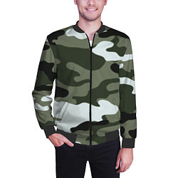 Бомбер мужской Camouflage 2, цвет: 3D-черный — фото 2