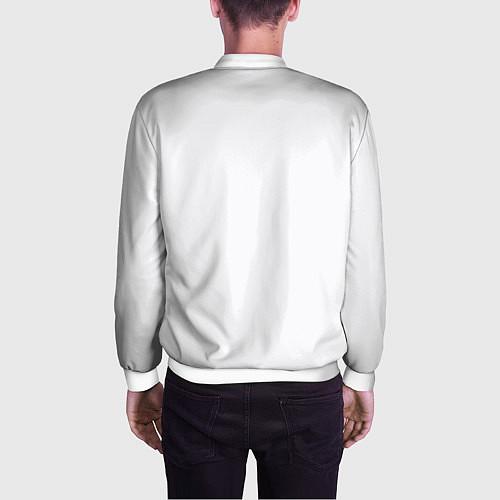 Мужской бомбер СБОРНАЯ ГЕРМАНИЯ / 3D-Белый – фото 4