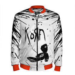 Бомбер мужской Korn, цвет: 3D-красный