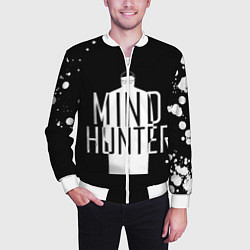 Бомбер мужской Охотники за разумом, цвет: 3D-белый — фото 2