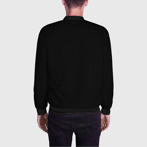 Мужской бомбер Siren Head / 3D-Черный – фото 4