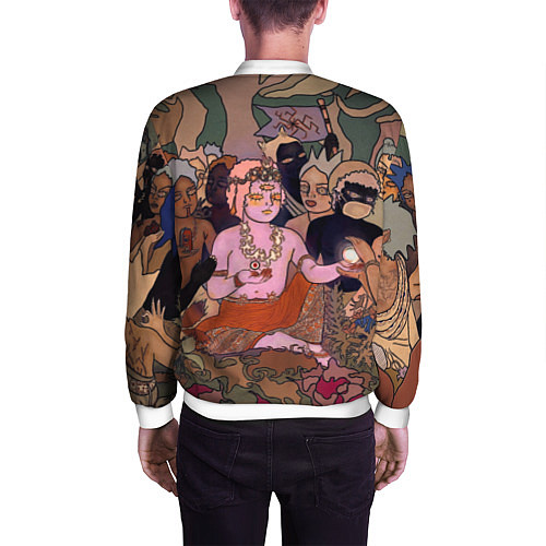 Мужской бомбер BRING ME THE HORIZON ART / 3D-Белый – фото 4