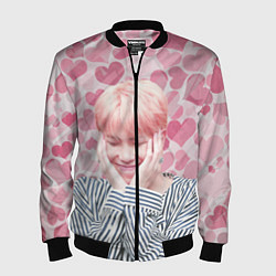 Бомбер мужской BTS, цвет: 3D-черный