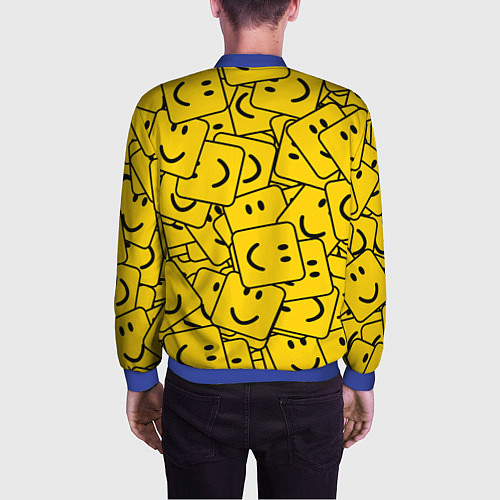 Мужской бомбер ROBLOX / 3D-Синий – фото 4