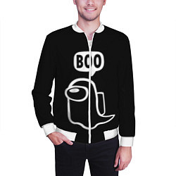 Бомбер мужской BOO Among Us, цвет: 3D-белый — фото 2