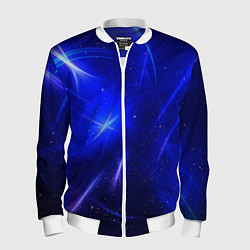 Бомбер мужской Космический вихрь, цвет: 3D-белый
