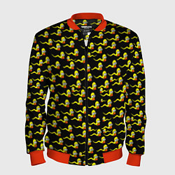 Бомбер мужской Гомер, цвет: 3D-красный