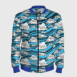 Бомбер мужской КИМОНО ТАНДЖИРО, цвет: 3D-синий