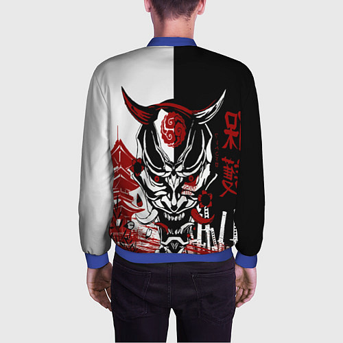 Мужской бомбер Самурай Samurai / 3D-Синий – фото 4