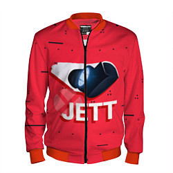 Бомбер мужской Jett, цвет: 3D-красный