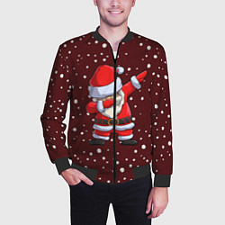 Бомбер мужской Dab-Santa, цвет: 3D-черный — фото 2