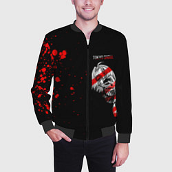 Бомбер мужской Токийский Гуль, цвет: 3D-черный — фото 2