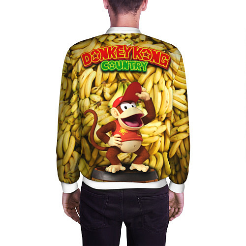 Мужской бомбер Dk / 3D-Белый – фото 4