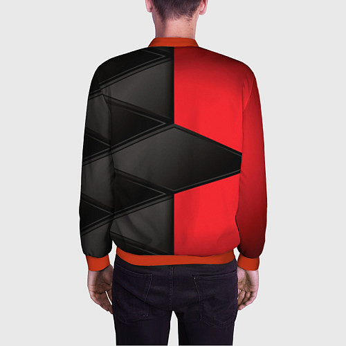 Мужской бомбер THE EVIL WITHIN / 3D-Красный – фото 4