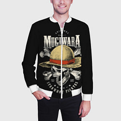 Бомбер мужской MUGIWARA ONE PIECE, цвет: 3D-белый — фото 2