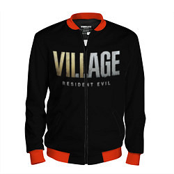 Бомбер мужской Resident Evil Village, цвет: 3D-красный