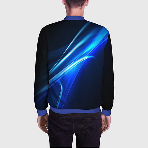 Мужской бомбер BMW / 3D-Синий – фото 4