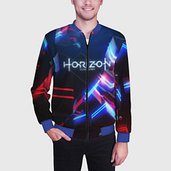 Бомбер мужской HORIZON ZERO DAWN, цвет: 3D-синий — фото 2