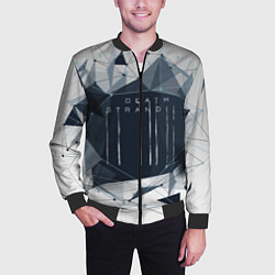 Бомбер мужской DEATH STRANDING, цвет: 3D-черный — фото 2