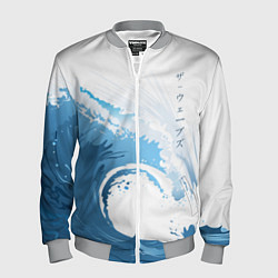Бомбер мужской WAVE ВОЛНЫ, цвет: 3D-меланж